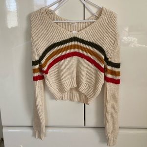 Lone sleeve knit top